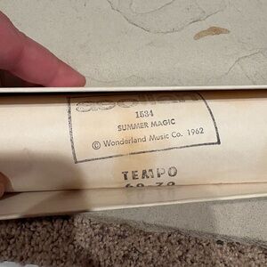 Vintage Music Roll - Summer Magic